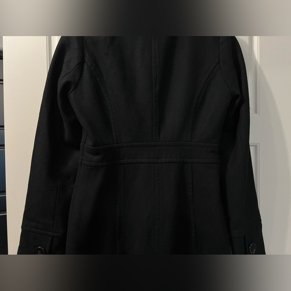 Tulle Women’s Long Wool Peacoat - Picture 9 of 12